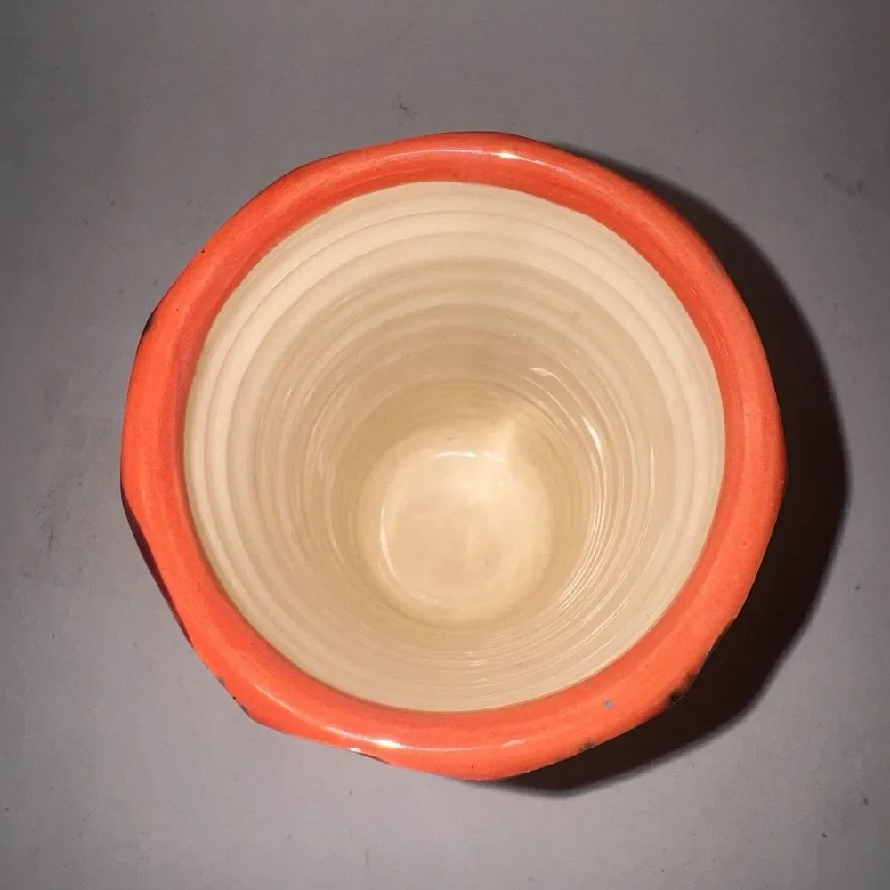 Michael Kifer? Studio Art Pottery Vase & Bowl Signed Abstract Modern Pair Folk